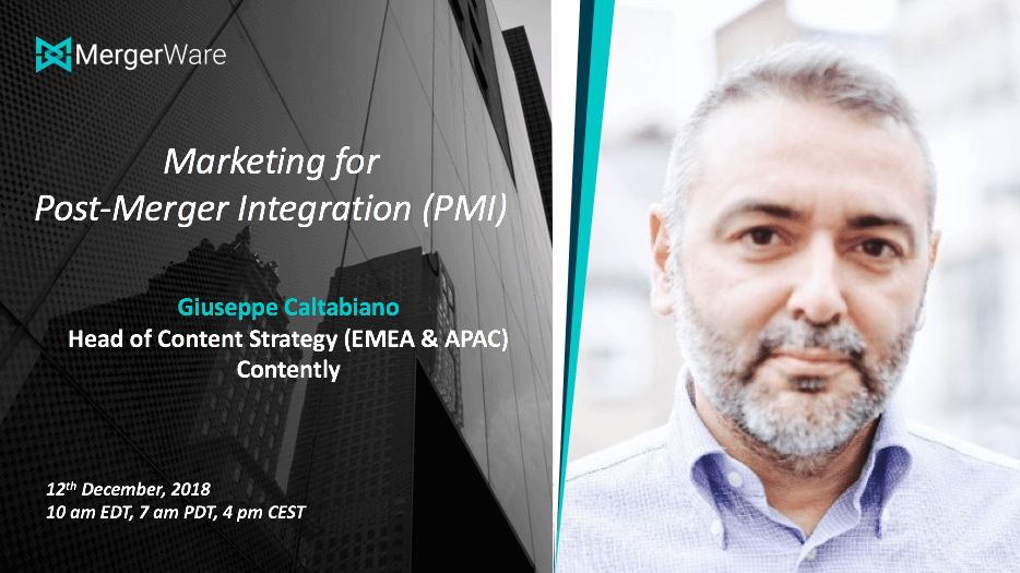You are currently viewing WEBINAR: Marketing for Post-Merger Integration